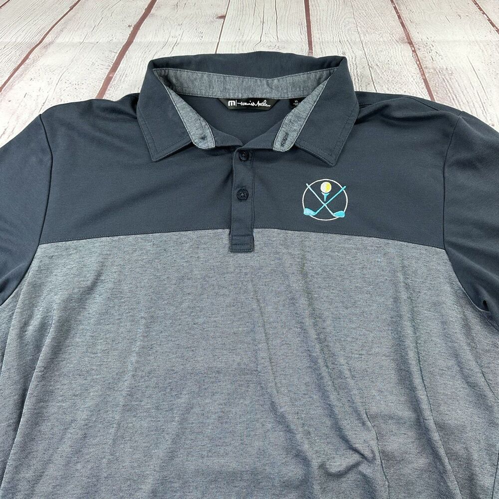 Travis Mathew Polo Shirt XL Logo